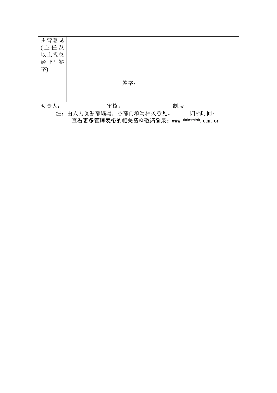 煤炭行业人力资源部员工离职交接单_第3页