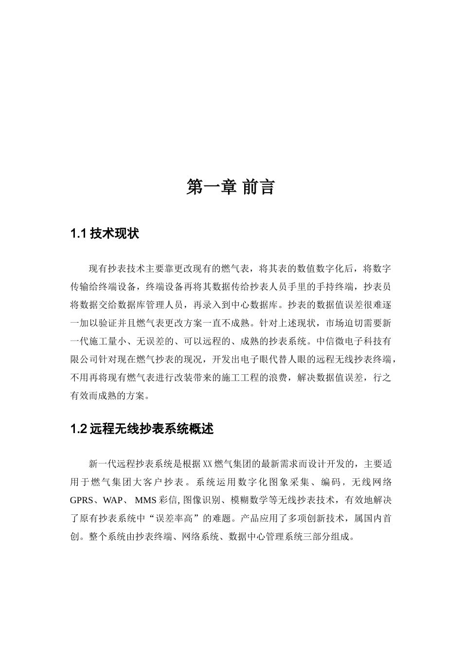 燃气集团大客户远程抄表技术方案_第2页