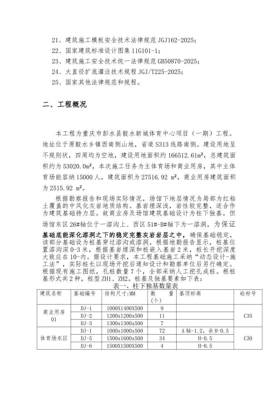 独立基础及桩基专项施工方案_第3页