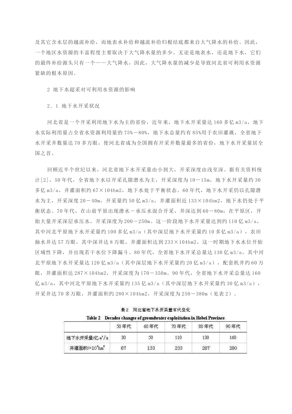 环境变化对河北省可利用水资源的影响_第3页
