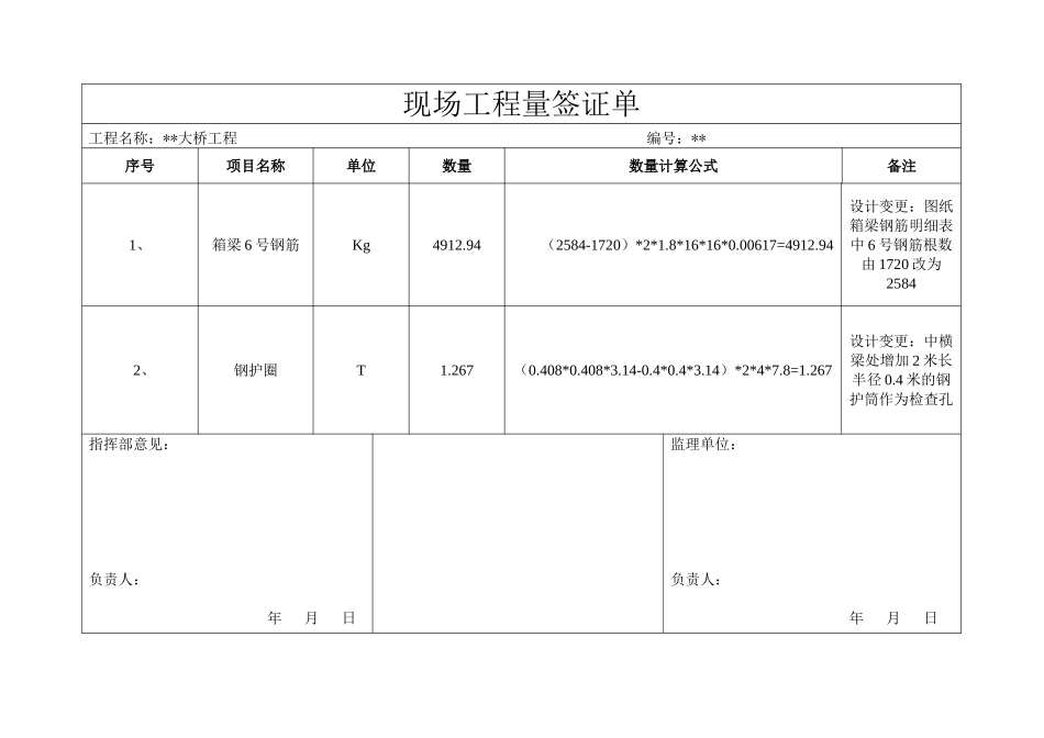 现场签证单设计变更_第1页