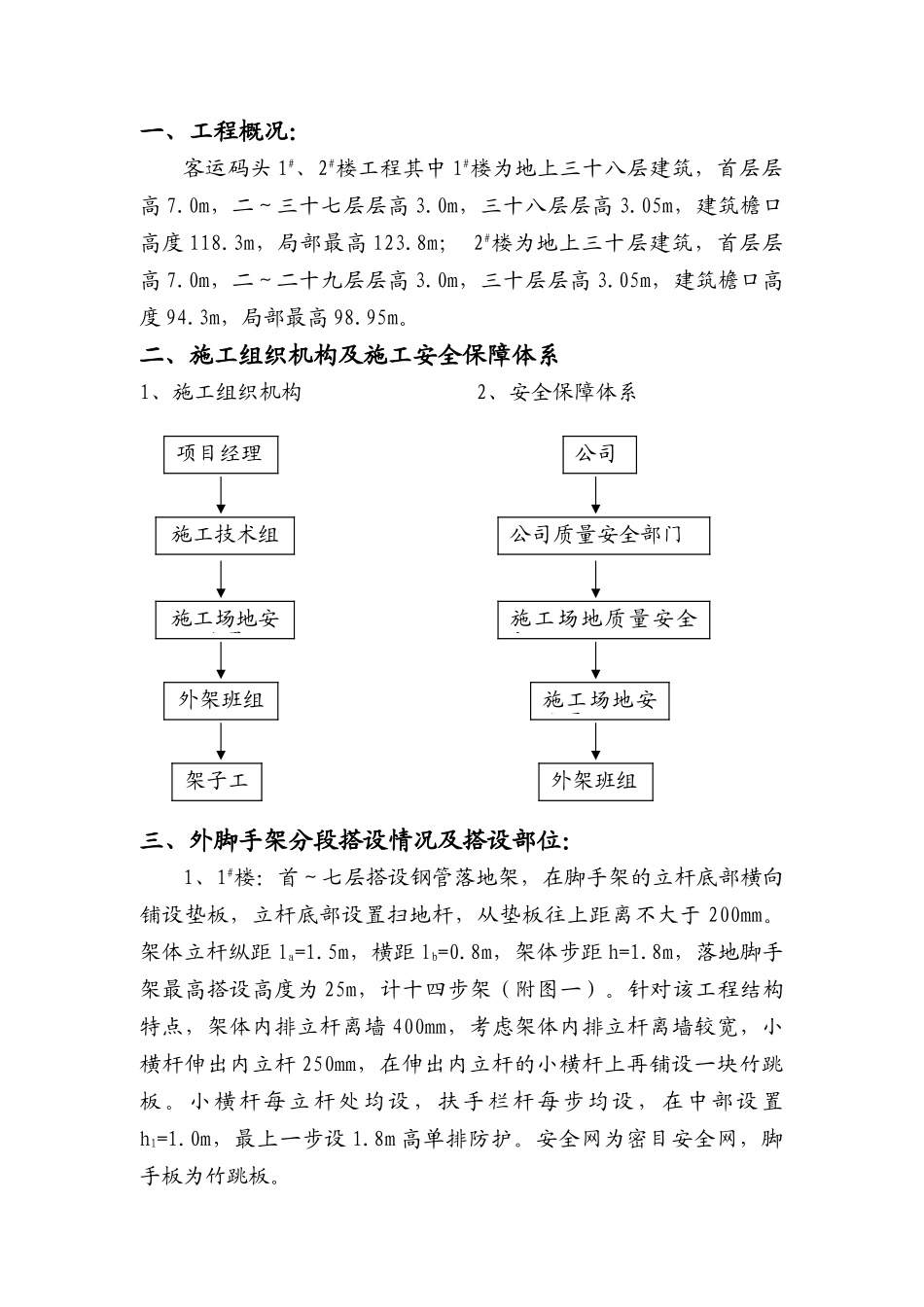 现浇剪力墙结构住宅楼工程脚手架工程施工方案_第1页