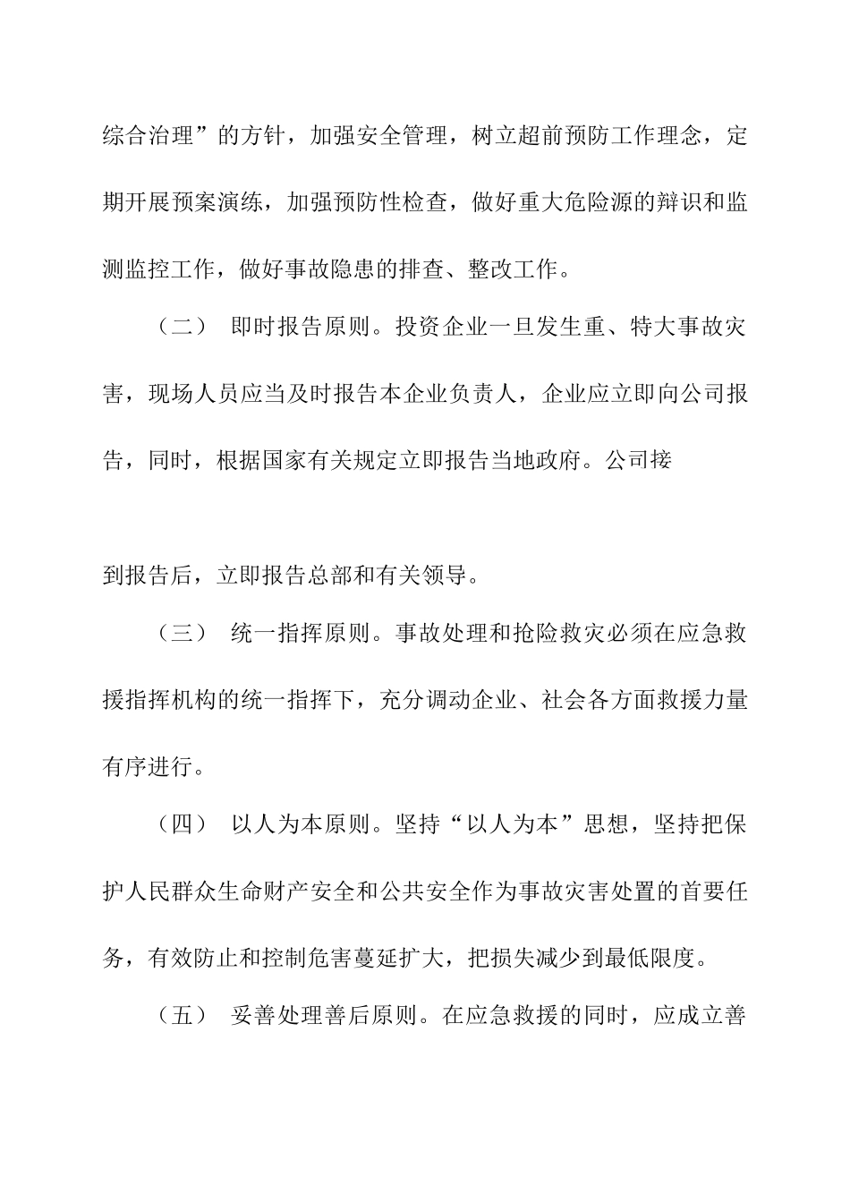 电力公司生产安全事故灾害应急预案_第2页