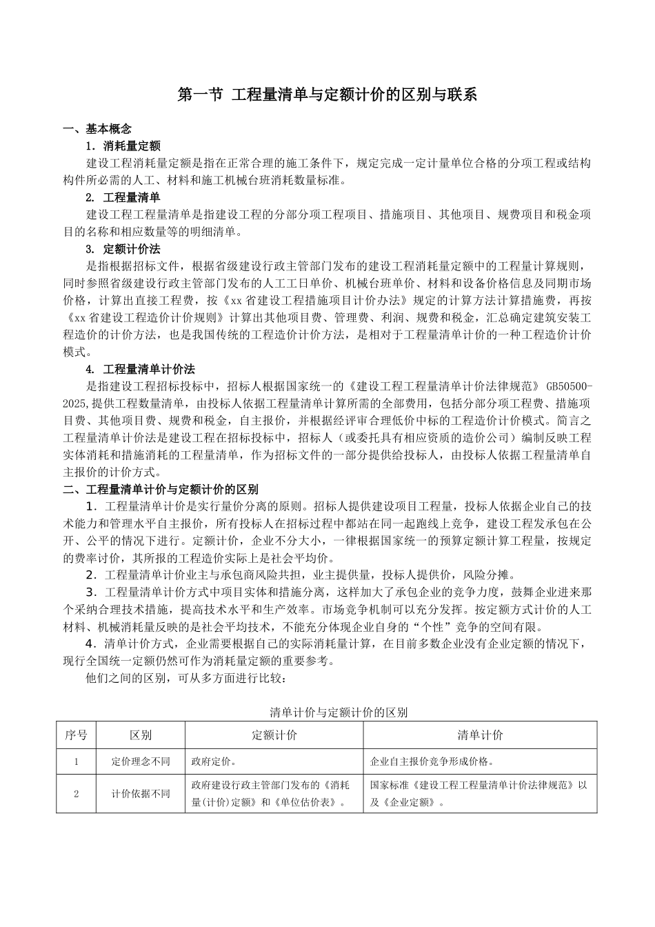 电力工程量清单_第2页