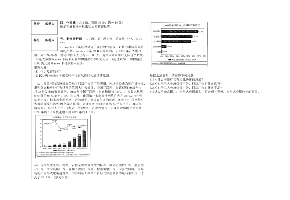 电子商务概论模拟试卷1_第2页
