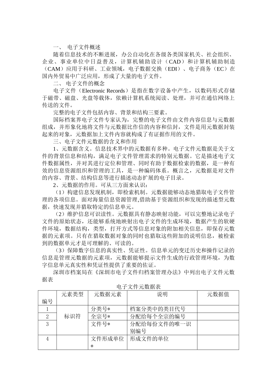电子文件归档与管理讲座_第1页
