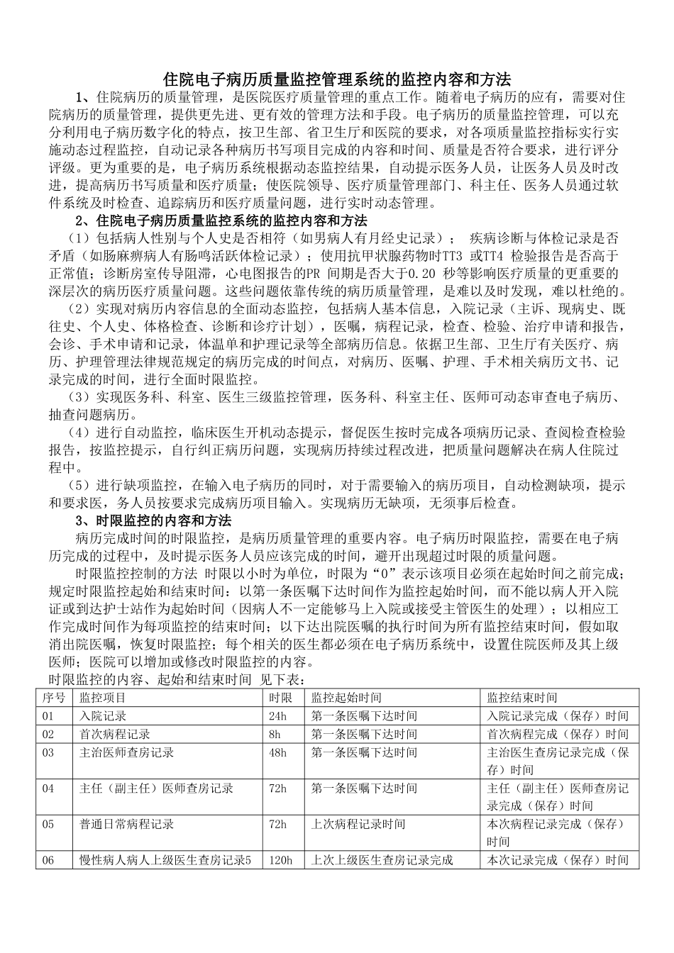 电子病历质控内容和方法_第1页