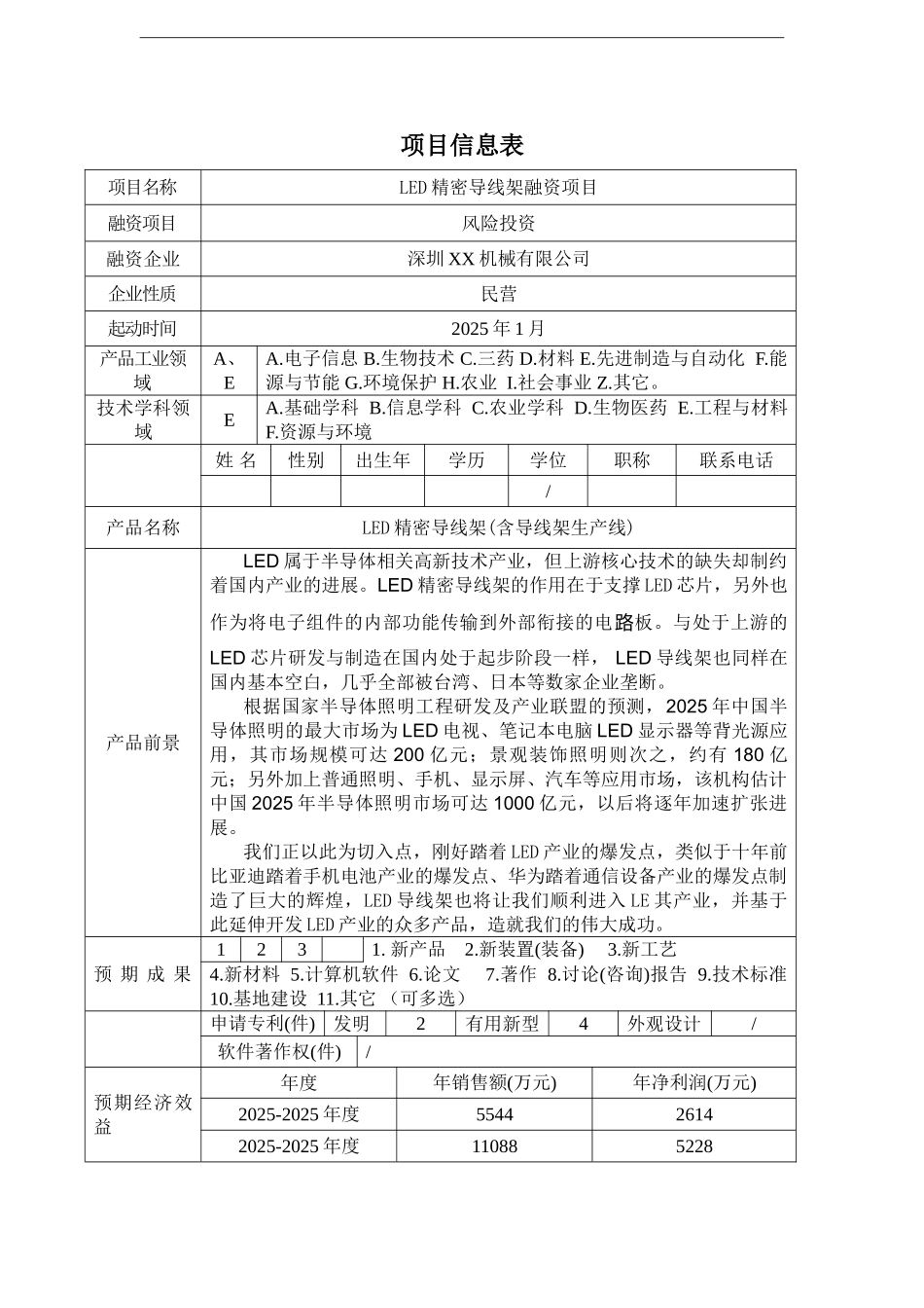 电气工程融资策划书_第2页