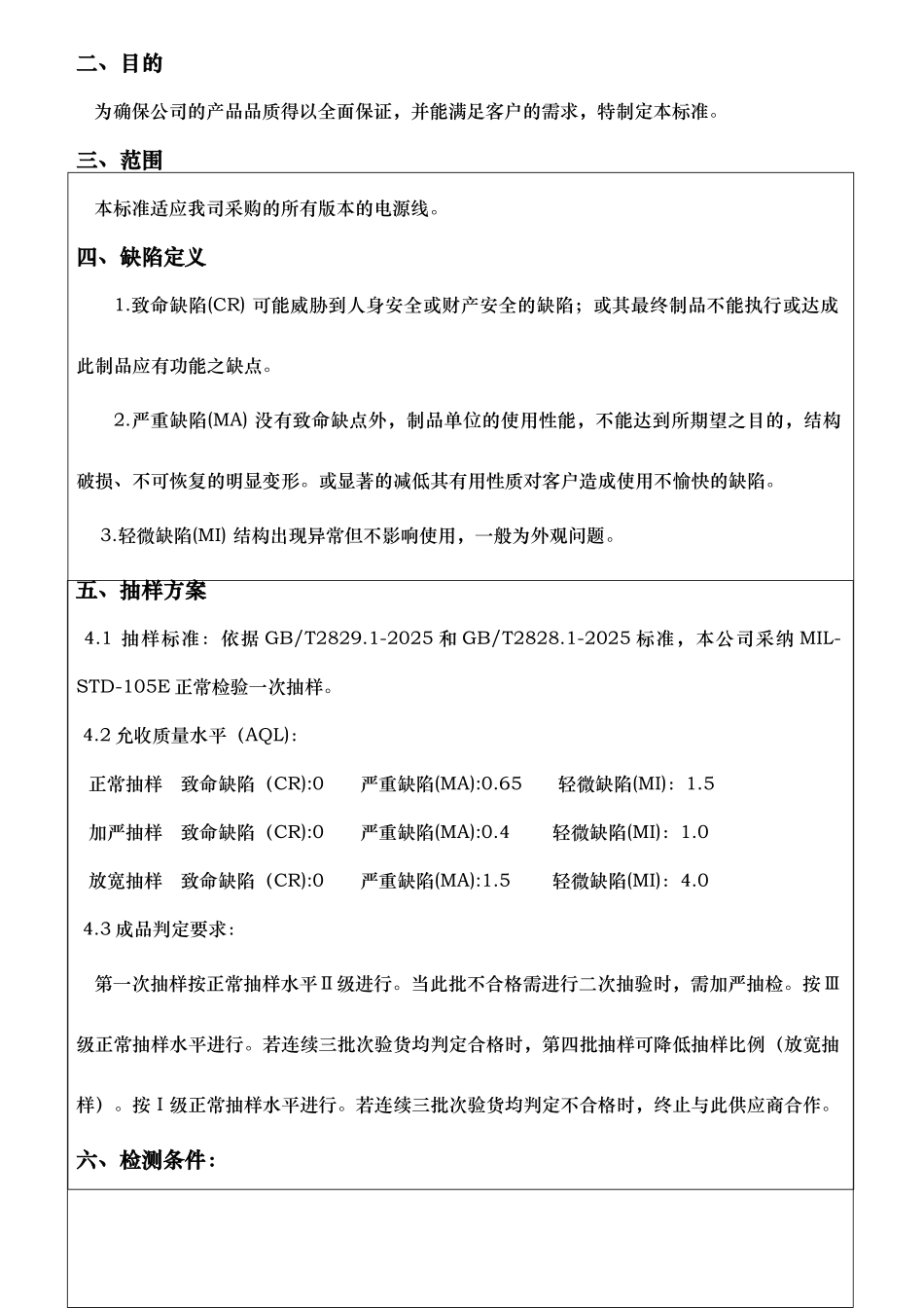 电源线检验标准_第2页