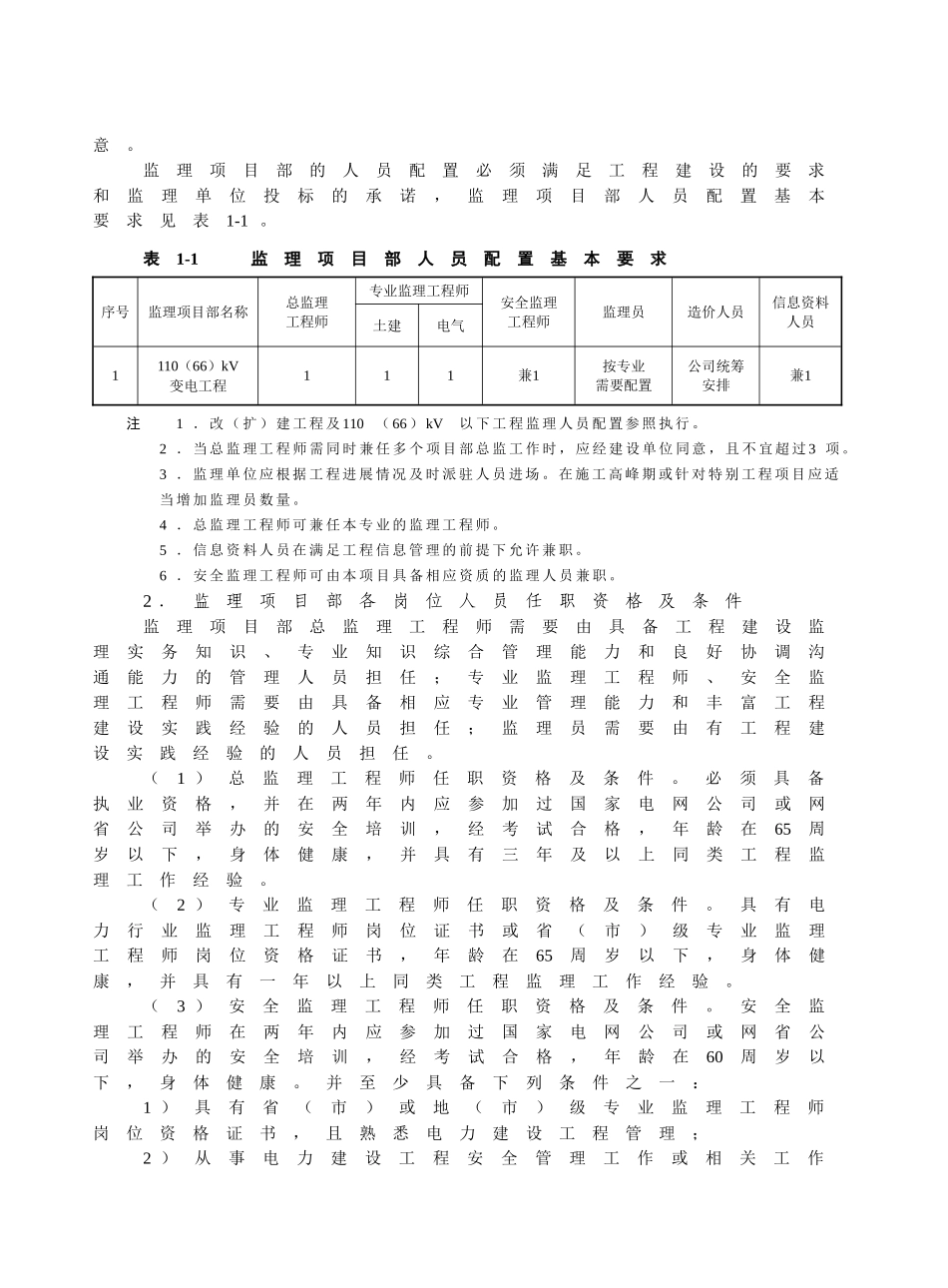 电站工程监理项目部标准化手册_第2页