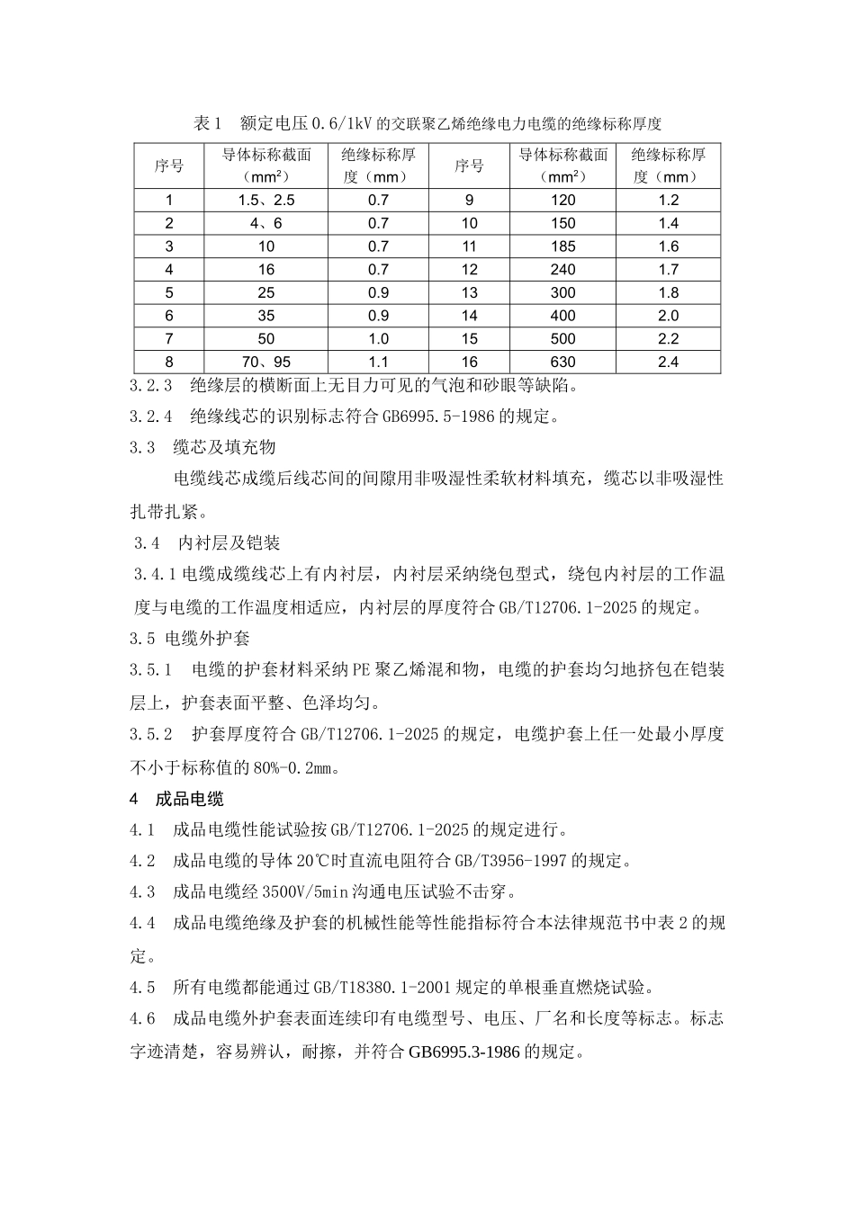 电缆招标技术特性技术要求_第2页