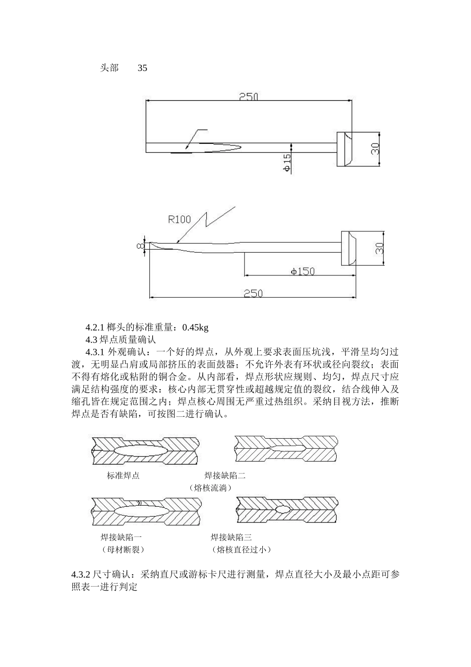 电阻点焊焊点检查规定_第2页