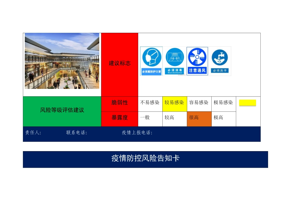疫情防控风险告知卡_第3页