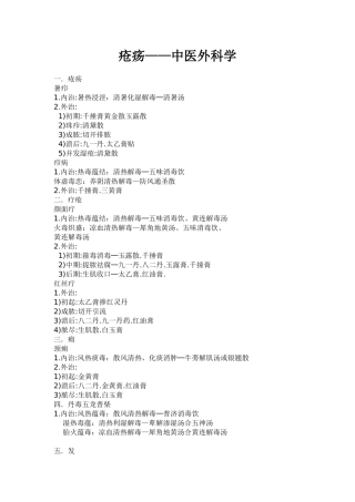 疮疡——中医外科学