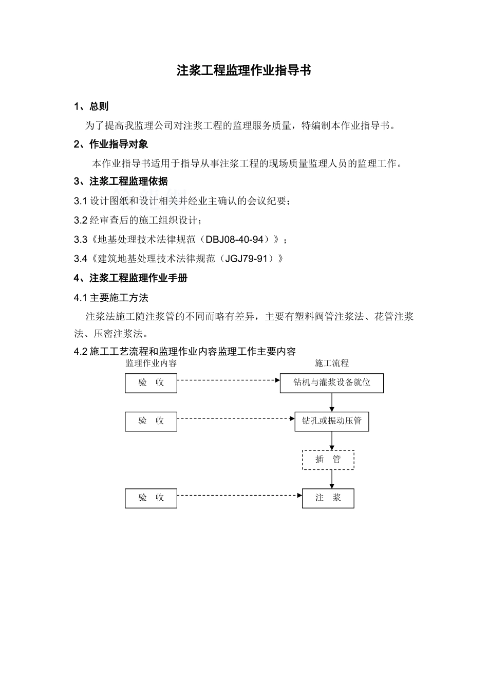 监理工作标准化指导书(注浆工程)_第1页