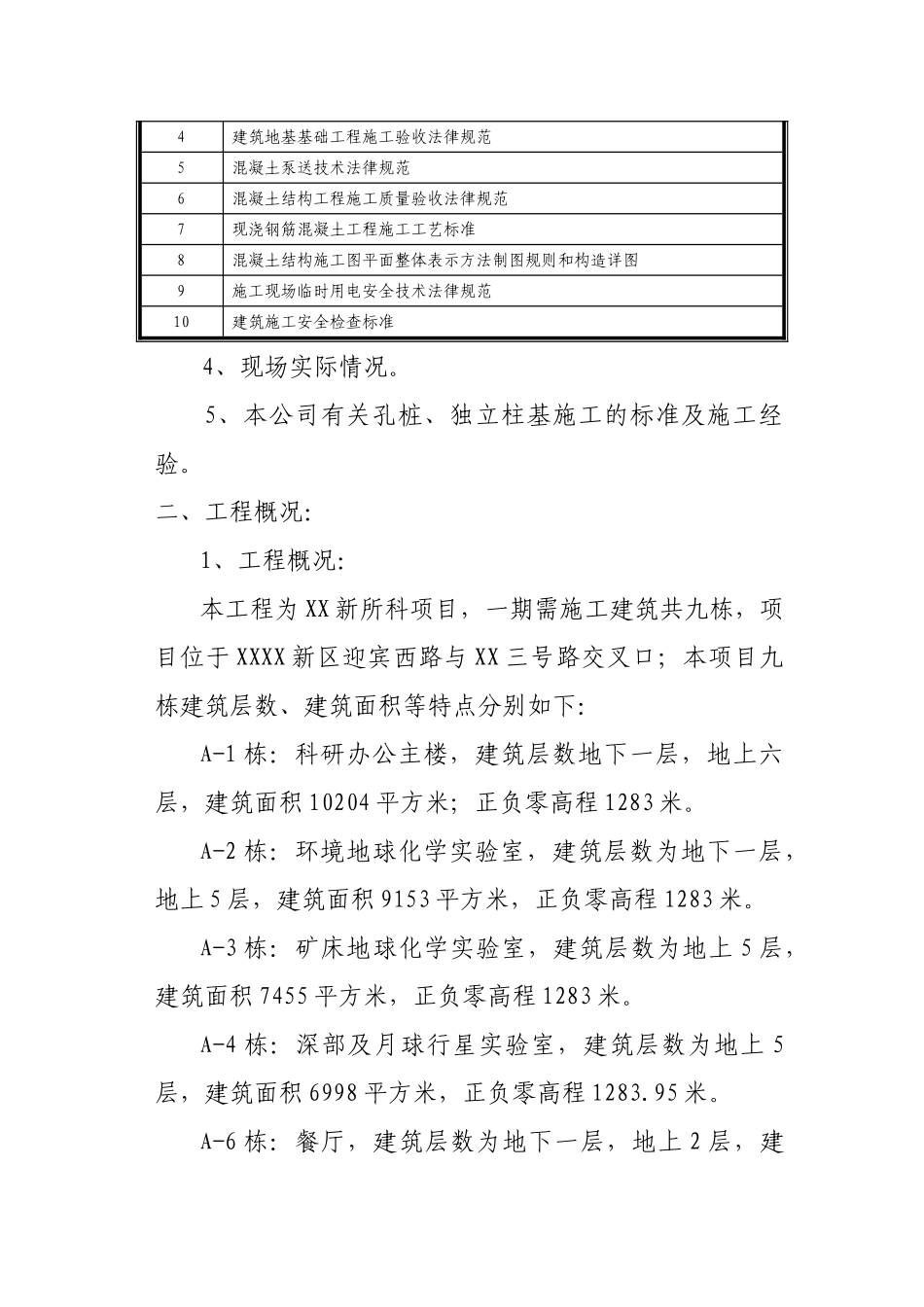 研究所人工挖孔桩基础施工方案_第2页