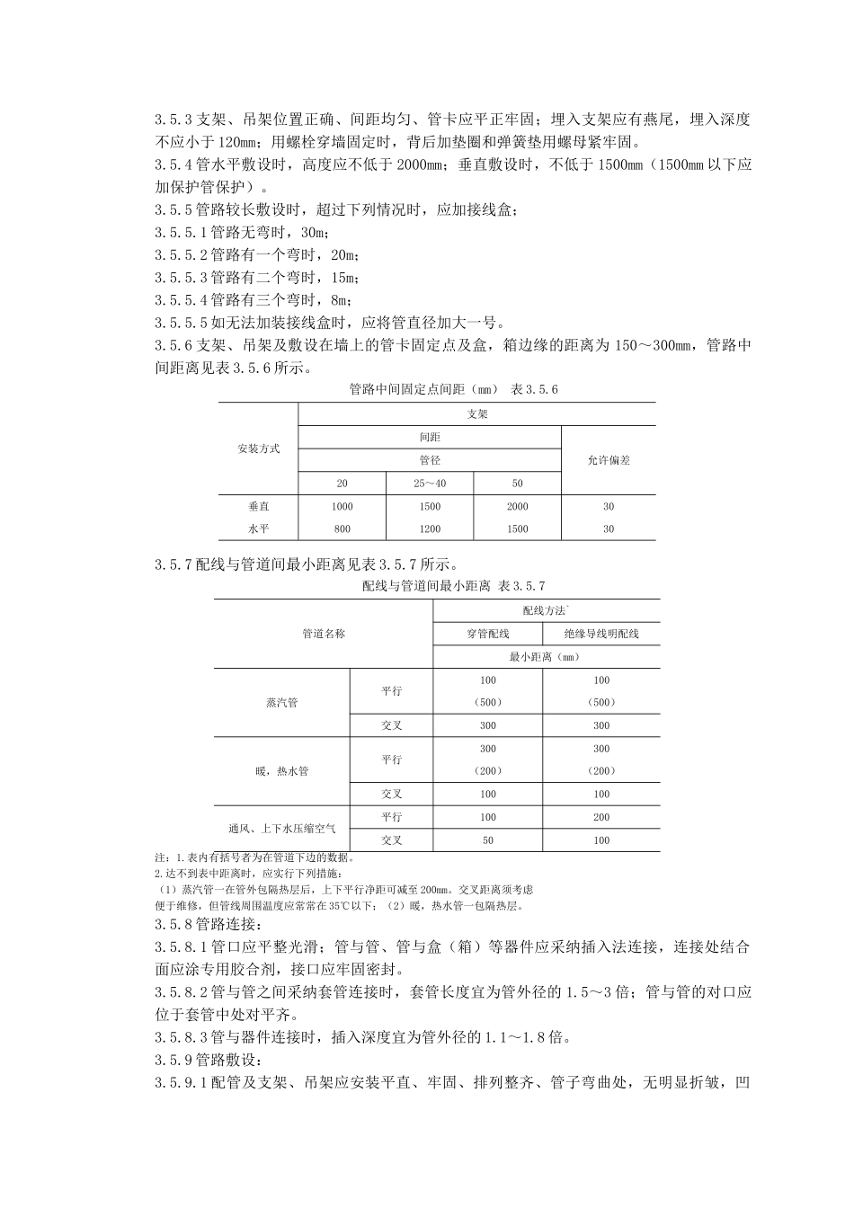 硬质阻燃塑料管明敷设质量管理_第3页
