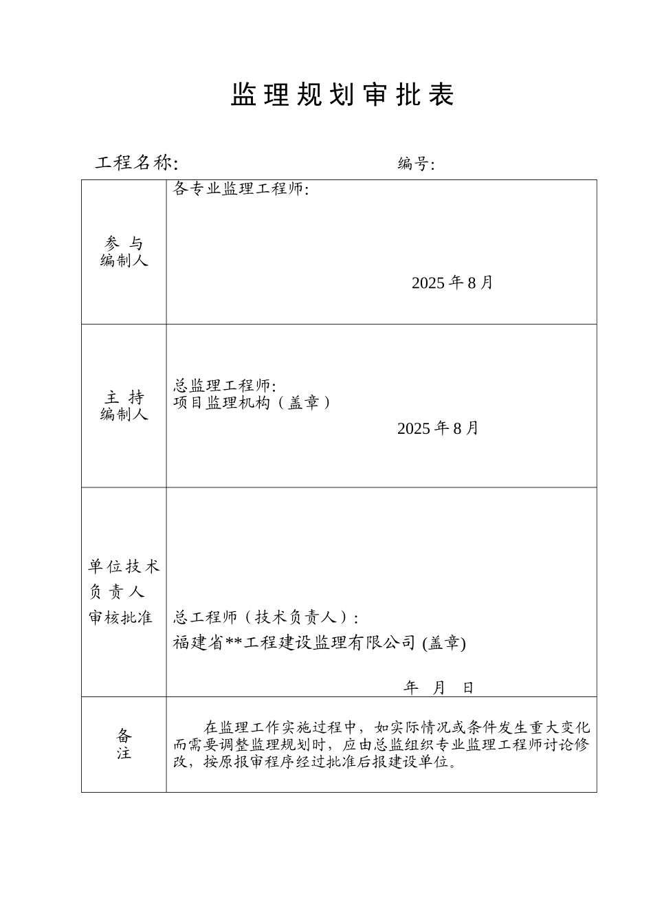 福州市某综合型商业办公建筑群体监理规划_第2页