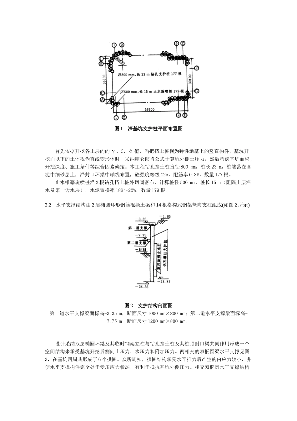 福州某大厦深基坑支护设计与施工方案_第2页