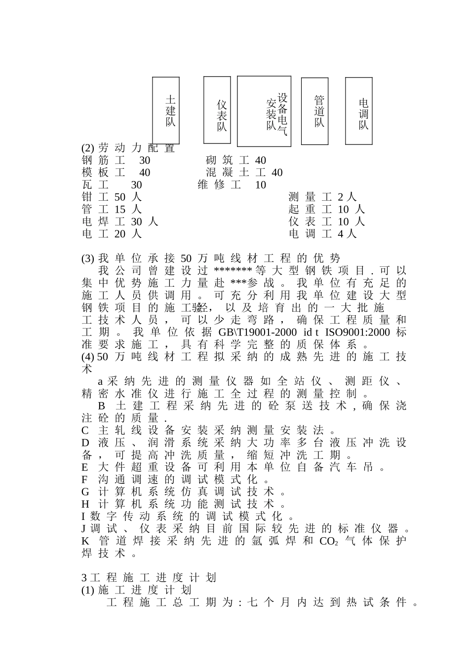 福建某钢厂50万吨线材工程施工方案_第2页