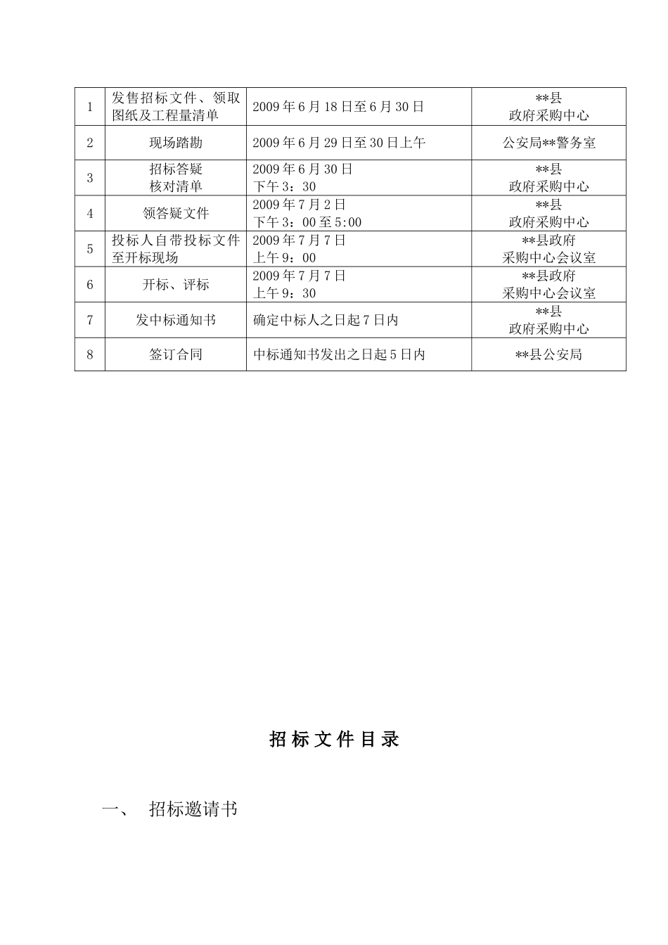 福建省某警务室装修工程招标文件_第2页