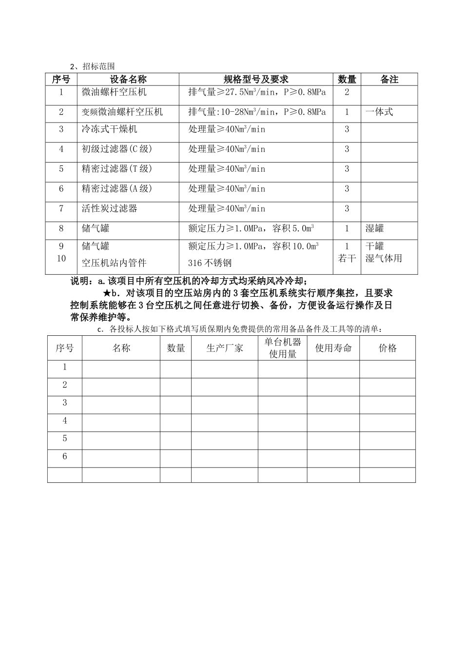 空压机技术方案_第3页