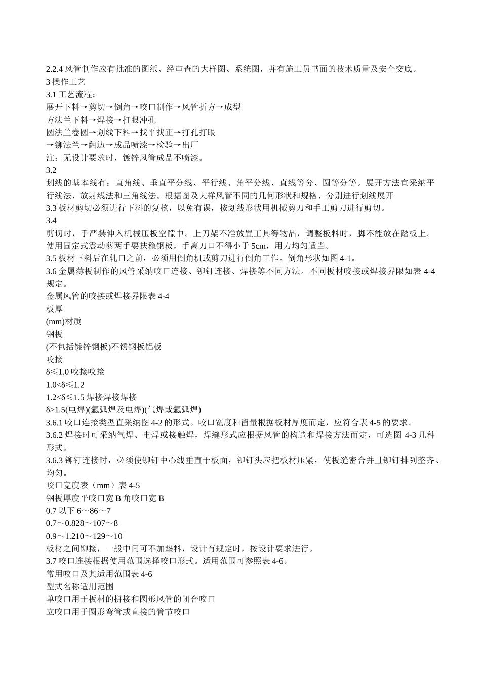 空调金属风管制作施工工艺_第2页