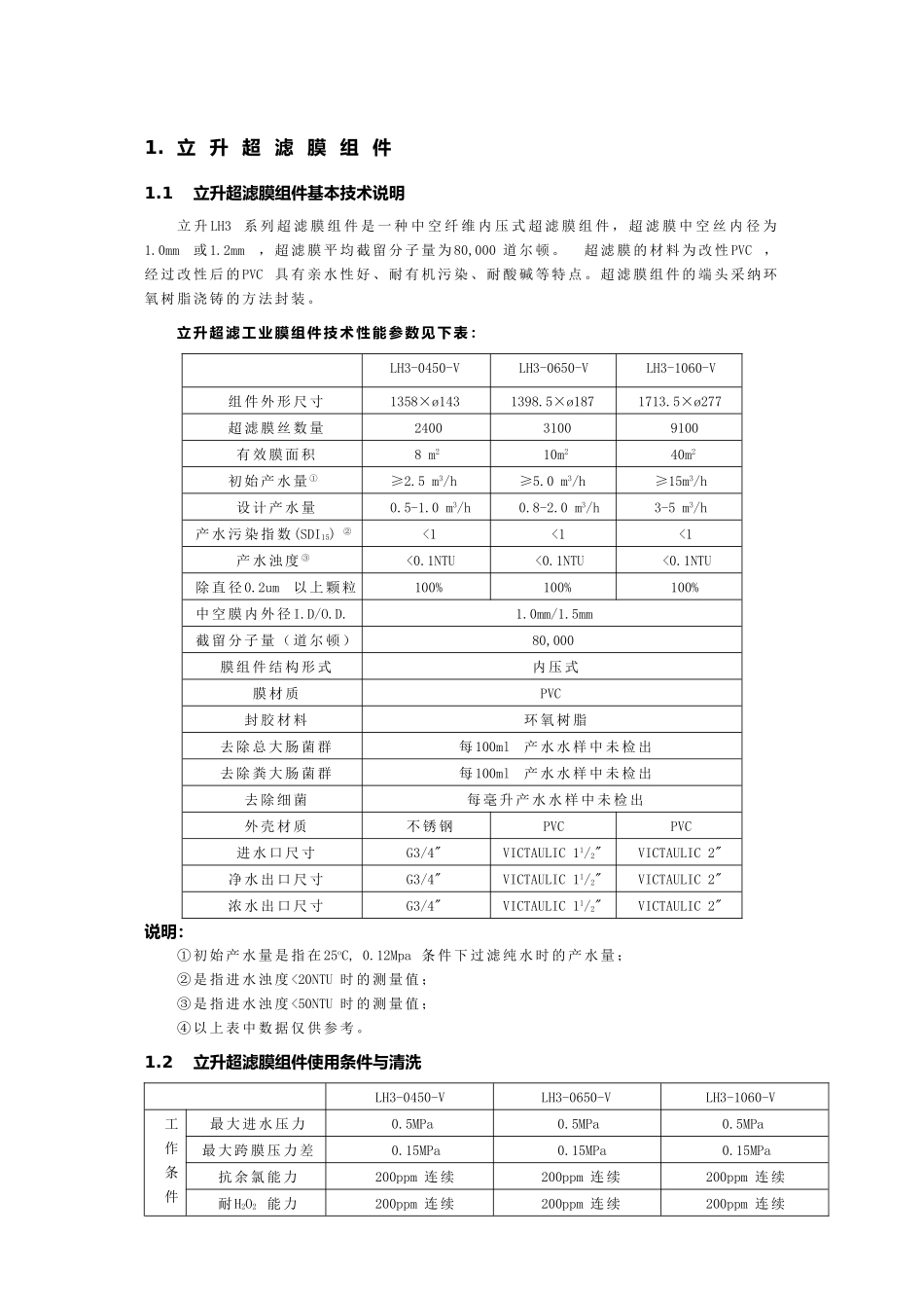 立升超滤膜技术手册p_第1页