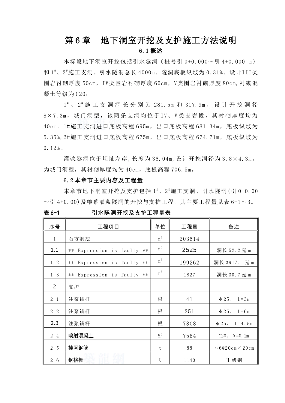 第06章-地下洞室开挖及支护施工方法说明及附图1_第1页