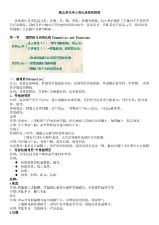 第5章-消化系统药物