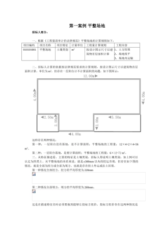 第一案例+平整场地