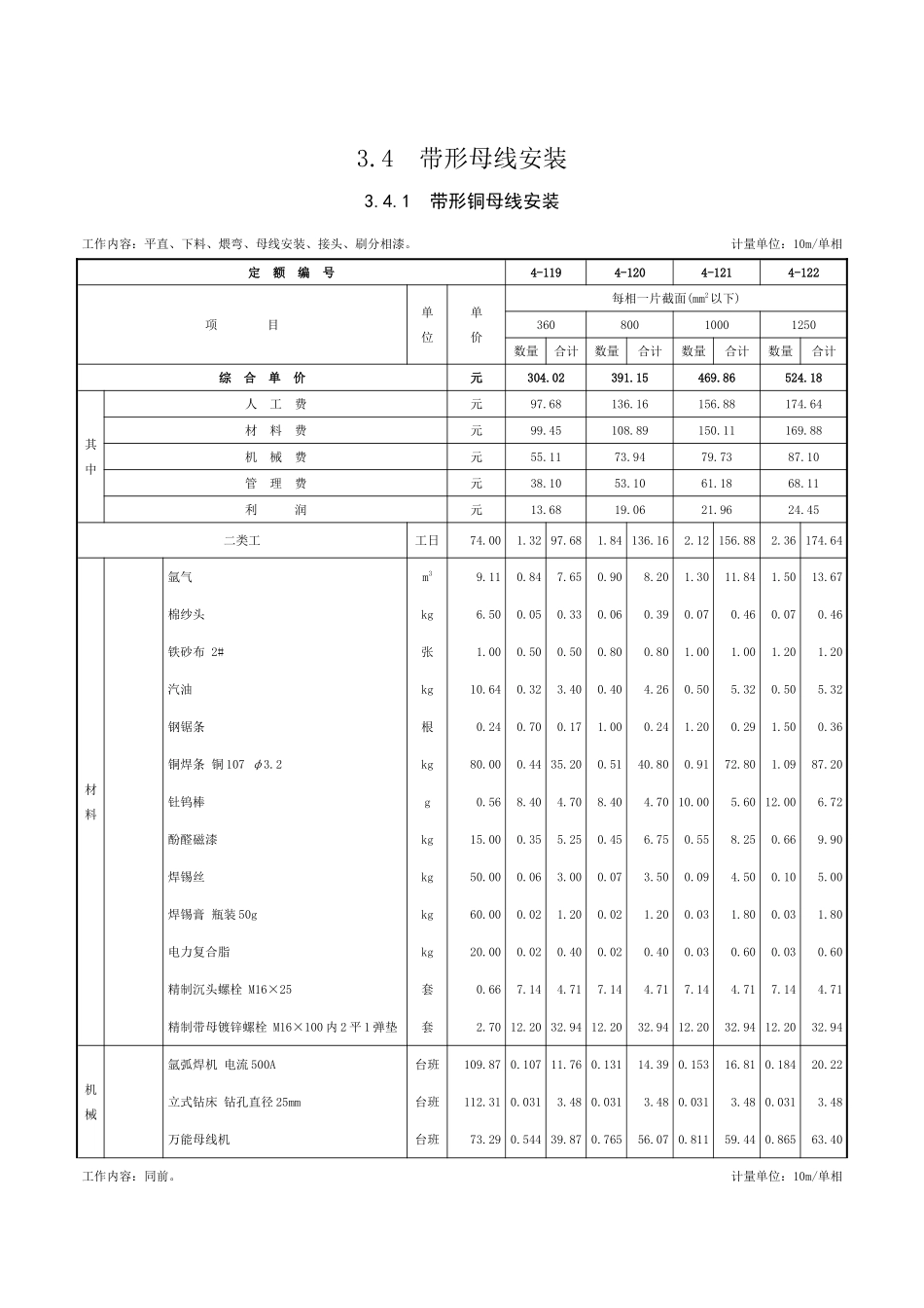 第三章-母线安装-定额_第3页