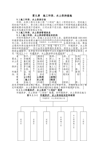 第九章--施工环保、水土保持措施