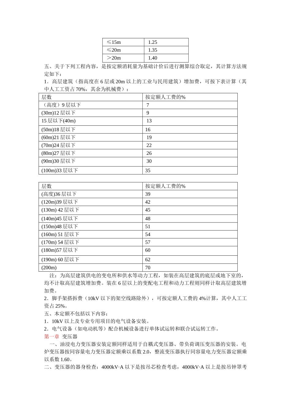 第二册--电气设备安装工程96综合定额解释_第2页