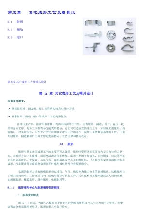 第五章-其它成形工艺及模具设