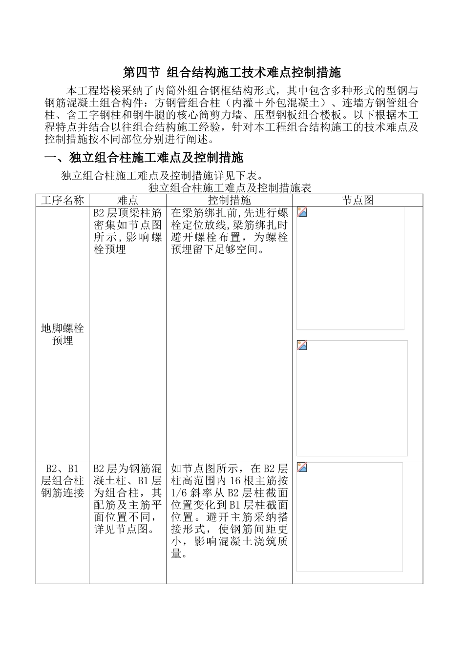 第八章第四节-组合结构施工难点和要点_第1页