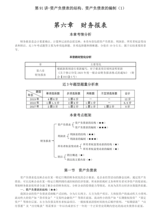 第六章-财务报表