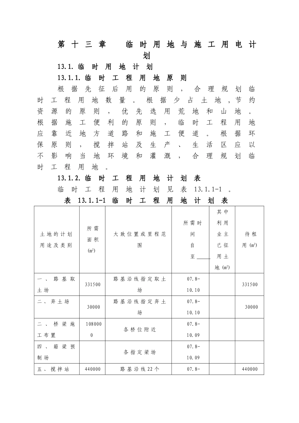 第十三章--临时用地与施工电计划_第1页