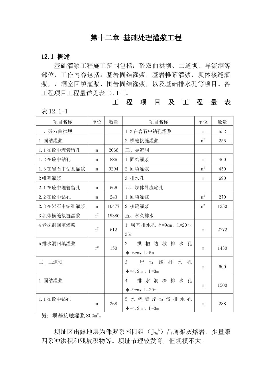 第十二章--基础处理灌浆工程_第1页