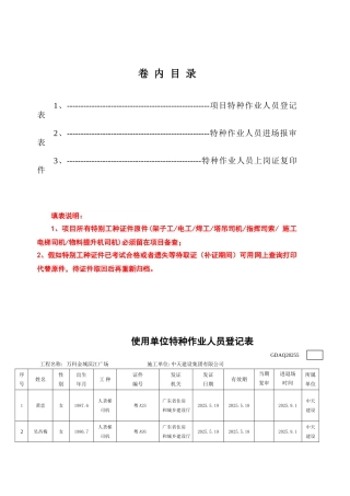 第十卷--特种作业持证上岗