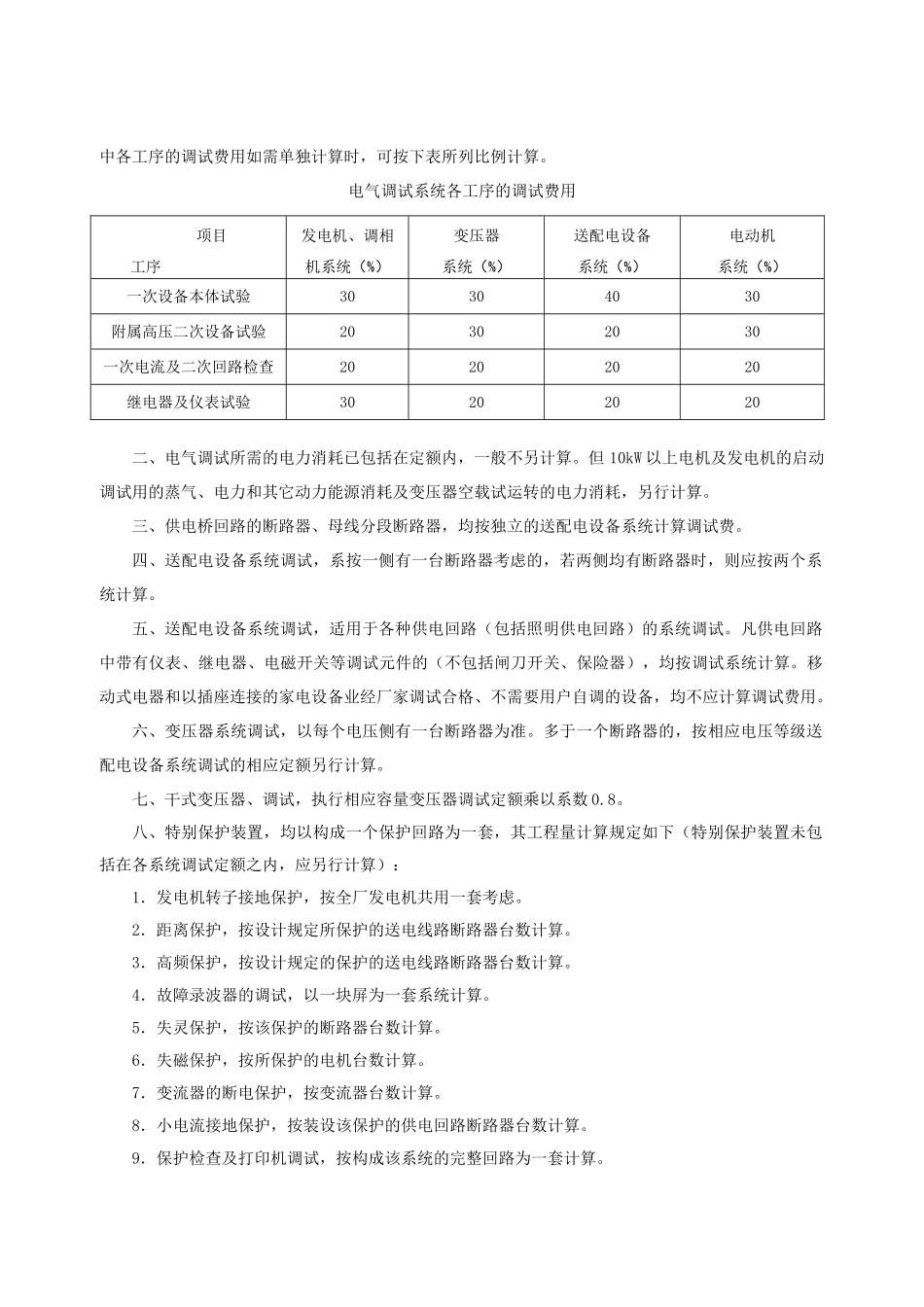 第十四章-电气调整试验-说明计算规则_第2页