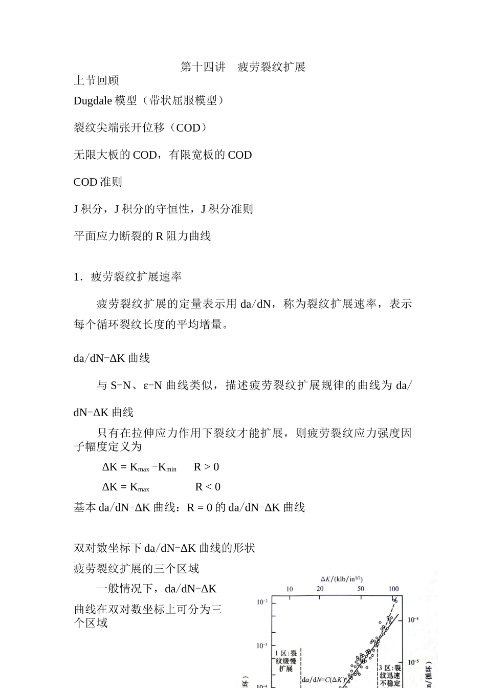 第十四讲--疲劳裂纹扩展_第1页