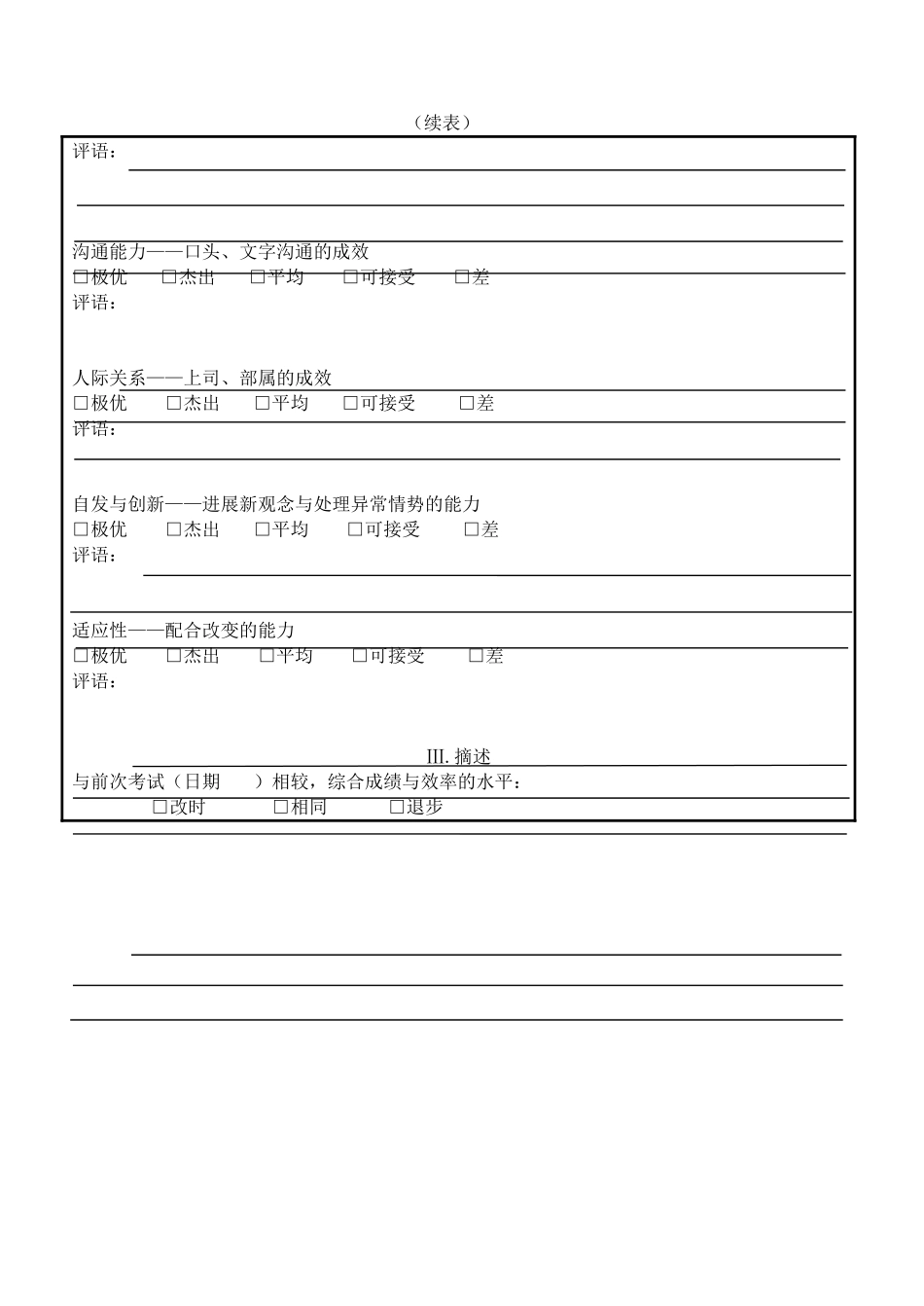 第四十三节-考核表范例_第2页