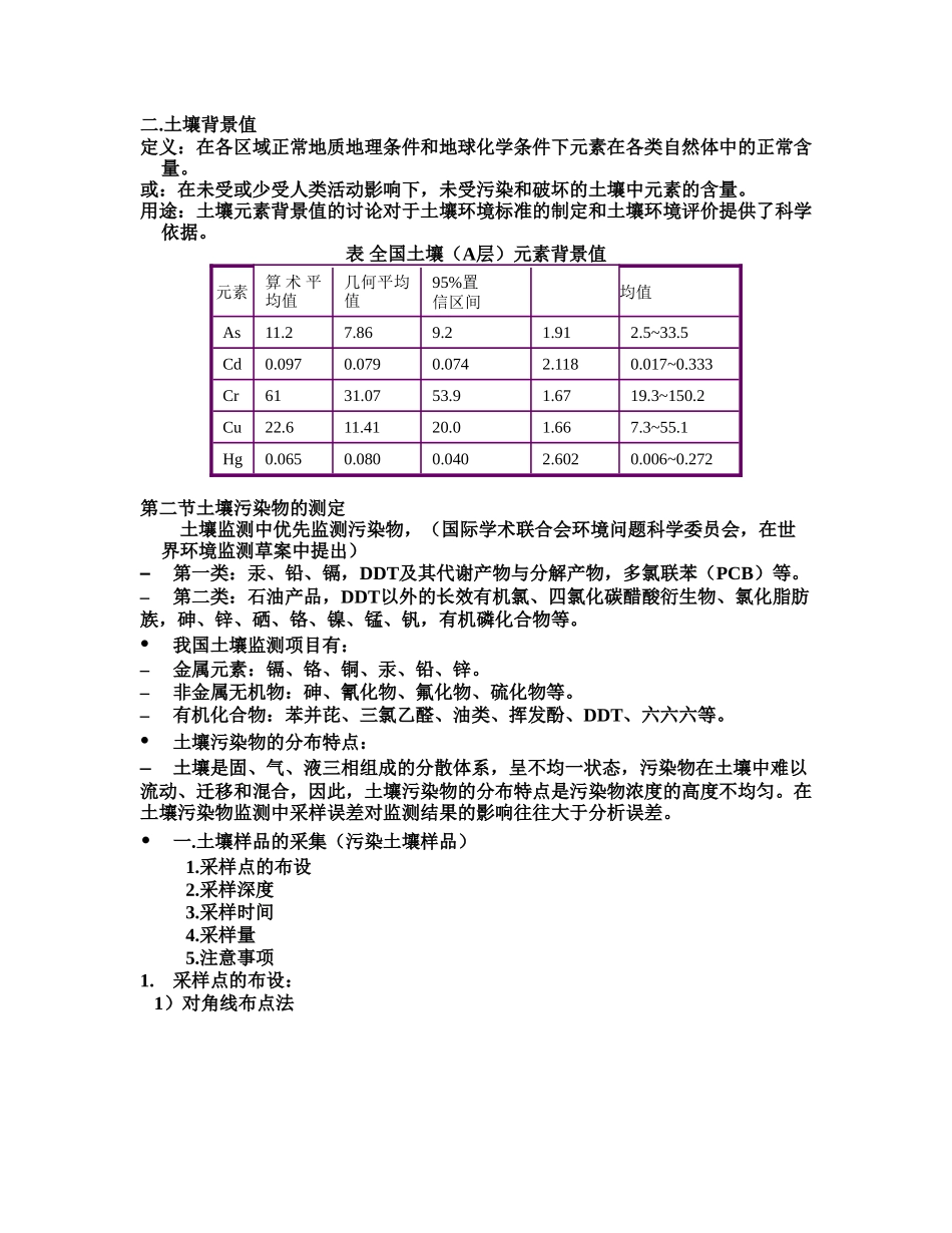 第四章土壤污染监测第五章生物污染监测_第2页