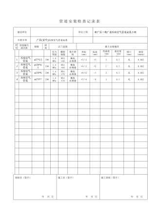 管-道-安-装-检-查-记-录-表