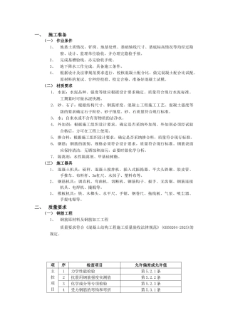 箱型基础工程施工组织设计方案
