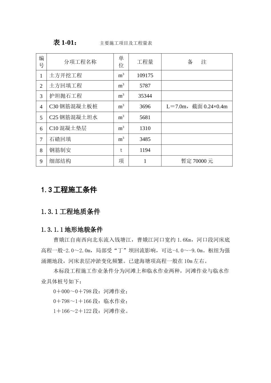 绍兴市某大闸堤防施工组织设计_第2页