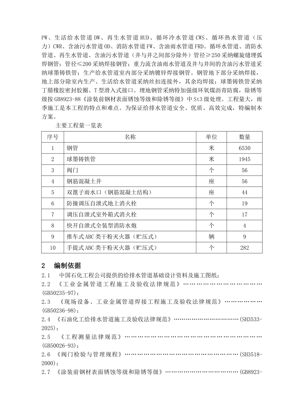 给排水管道施工方案_第2页