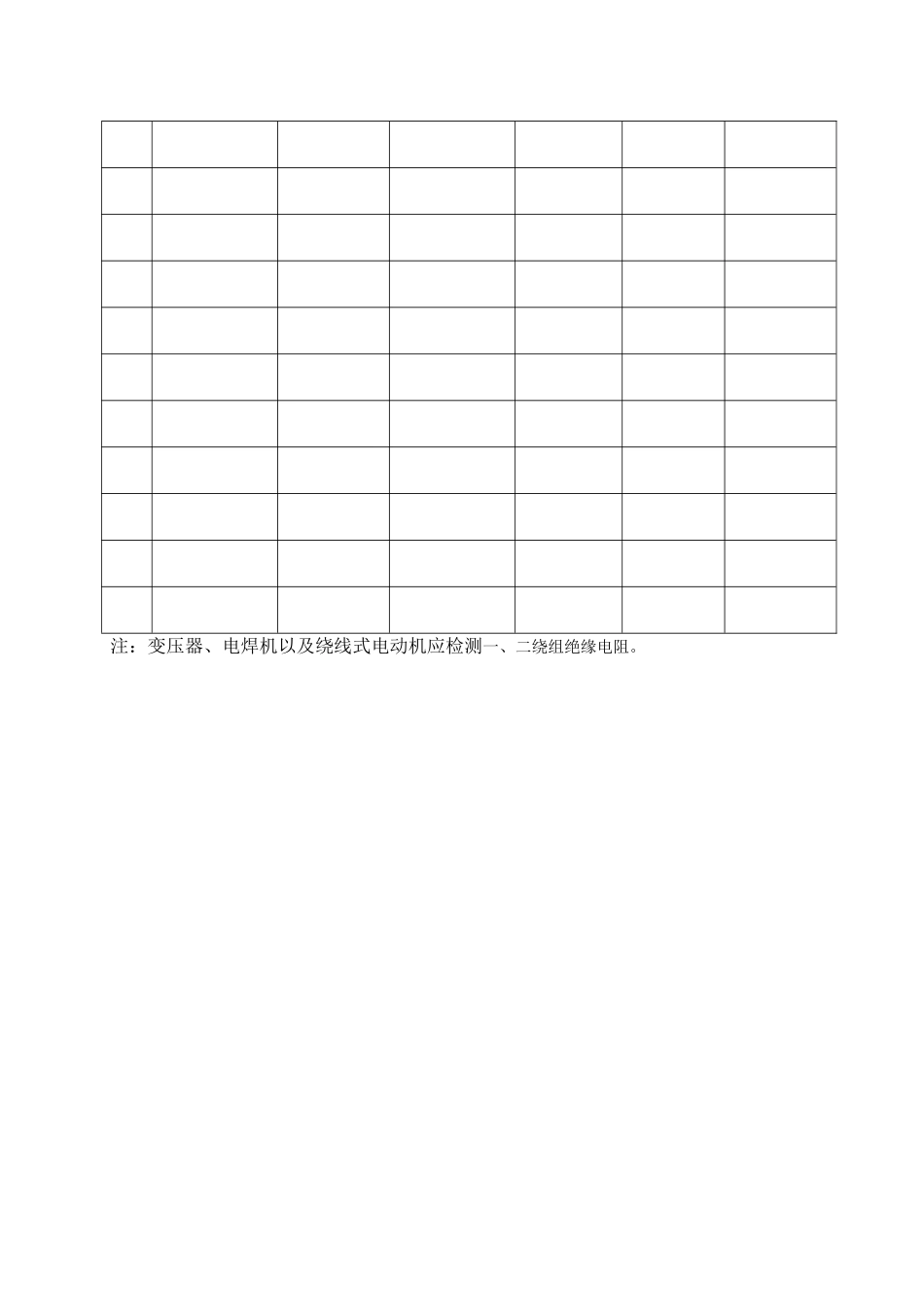 绝缘电阻检测记录_第3页