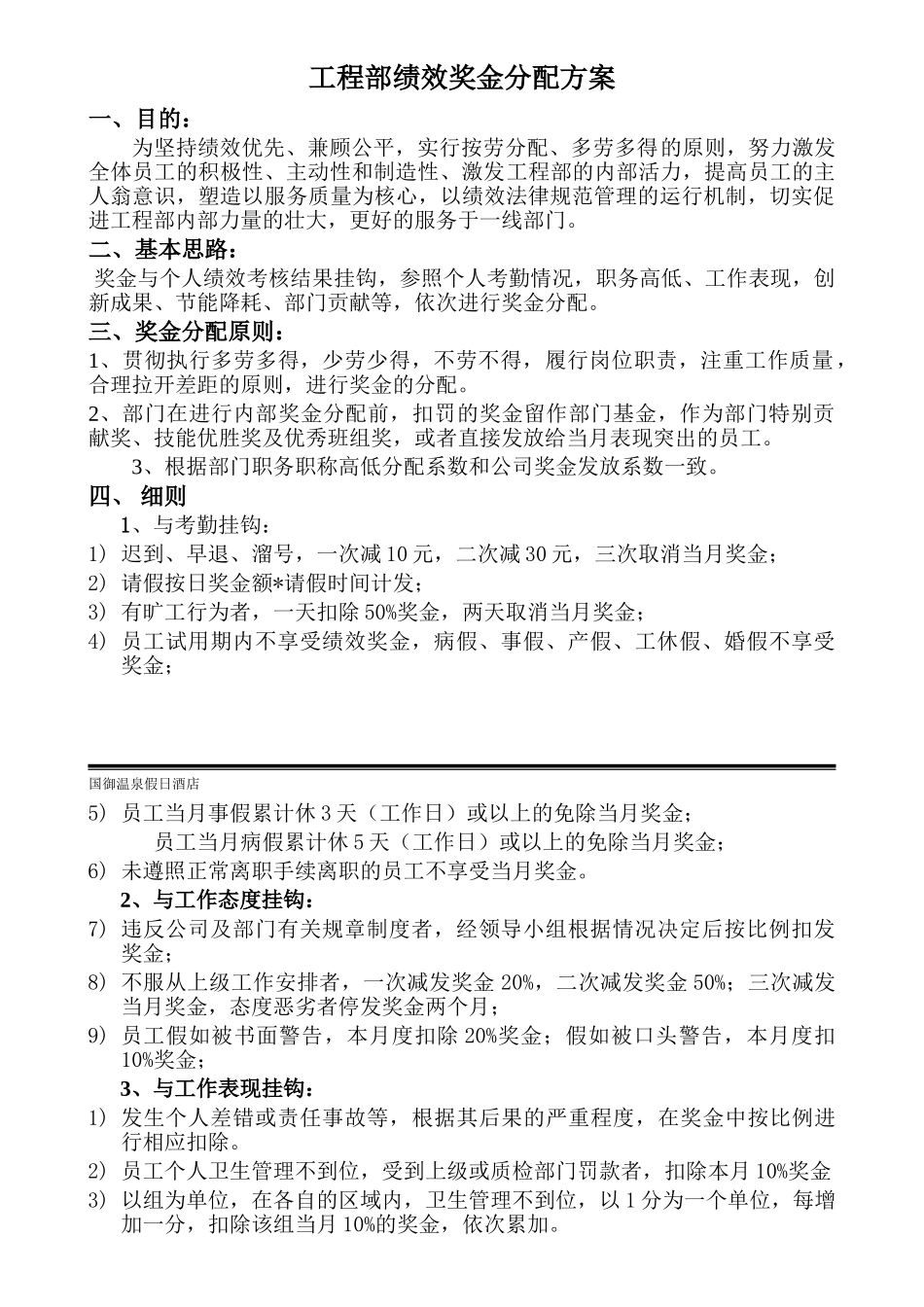 绩效奖金分配方案_第1页